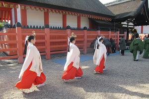 新嘗祭の様子 新嘗祭の様子